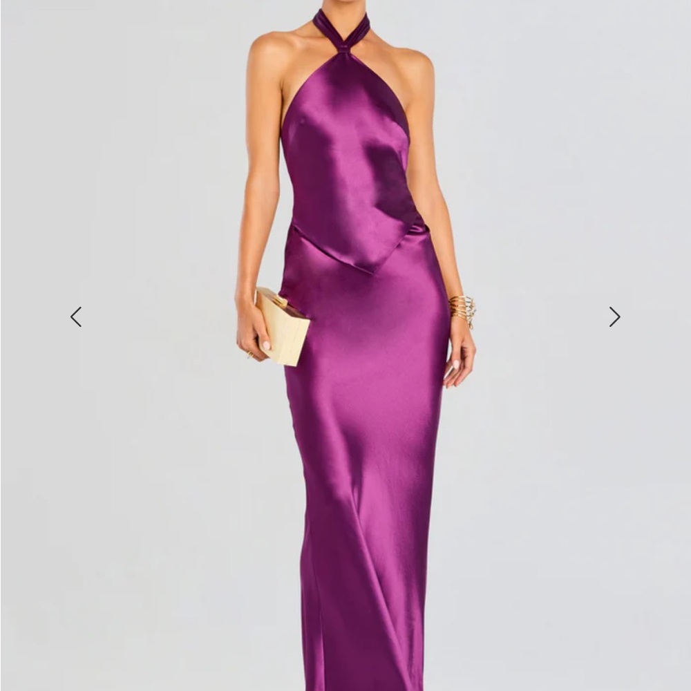 Retrofete new with tags ester dress in eggplant